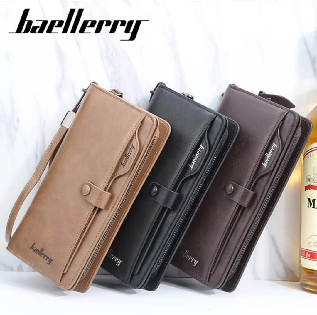 Unisex Long Leather Wallet