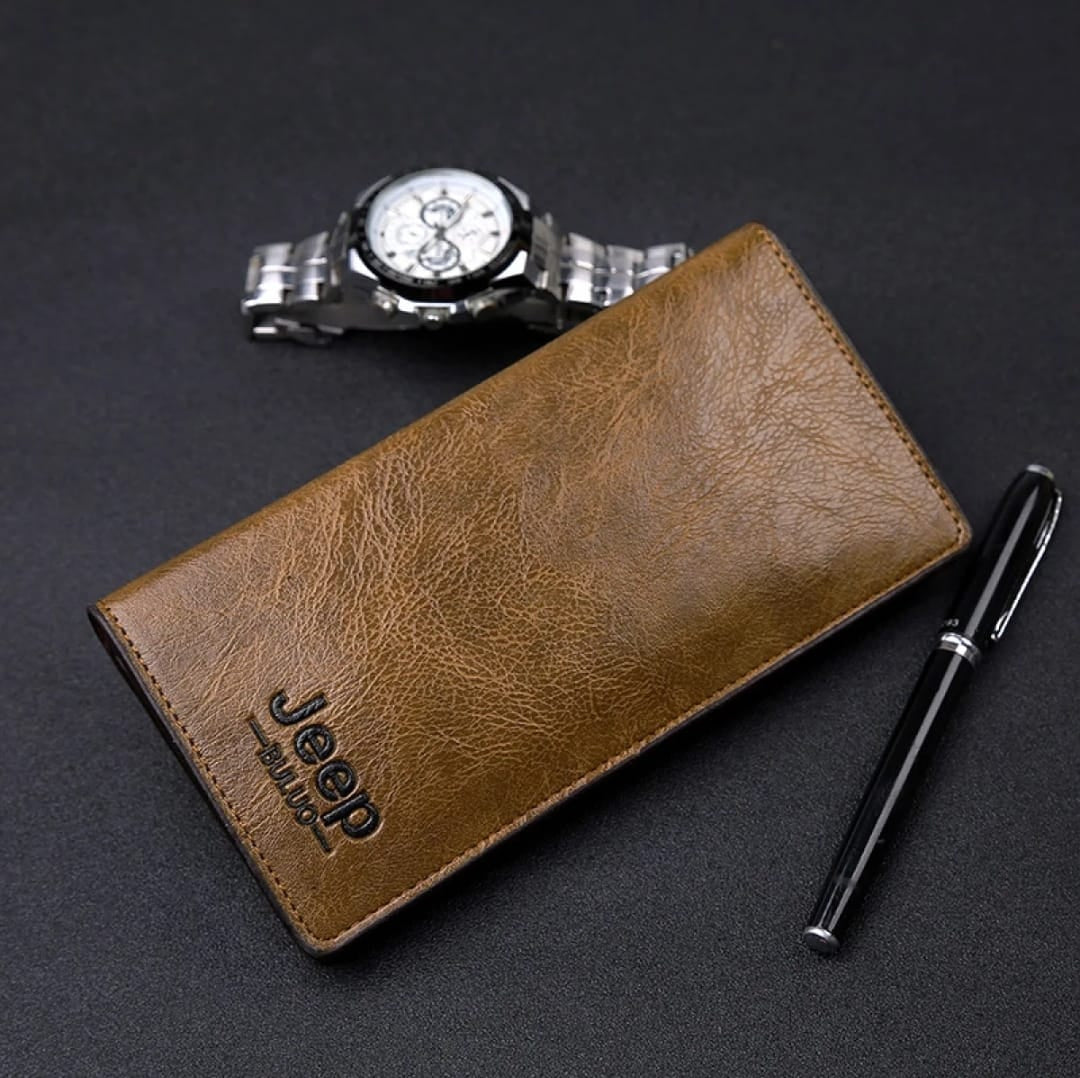 Luxury Slim Jeep Long Wallet