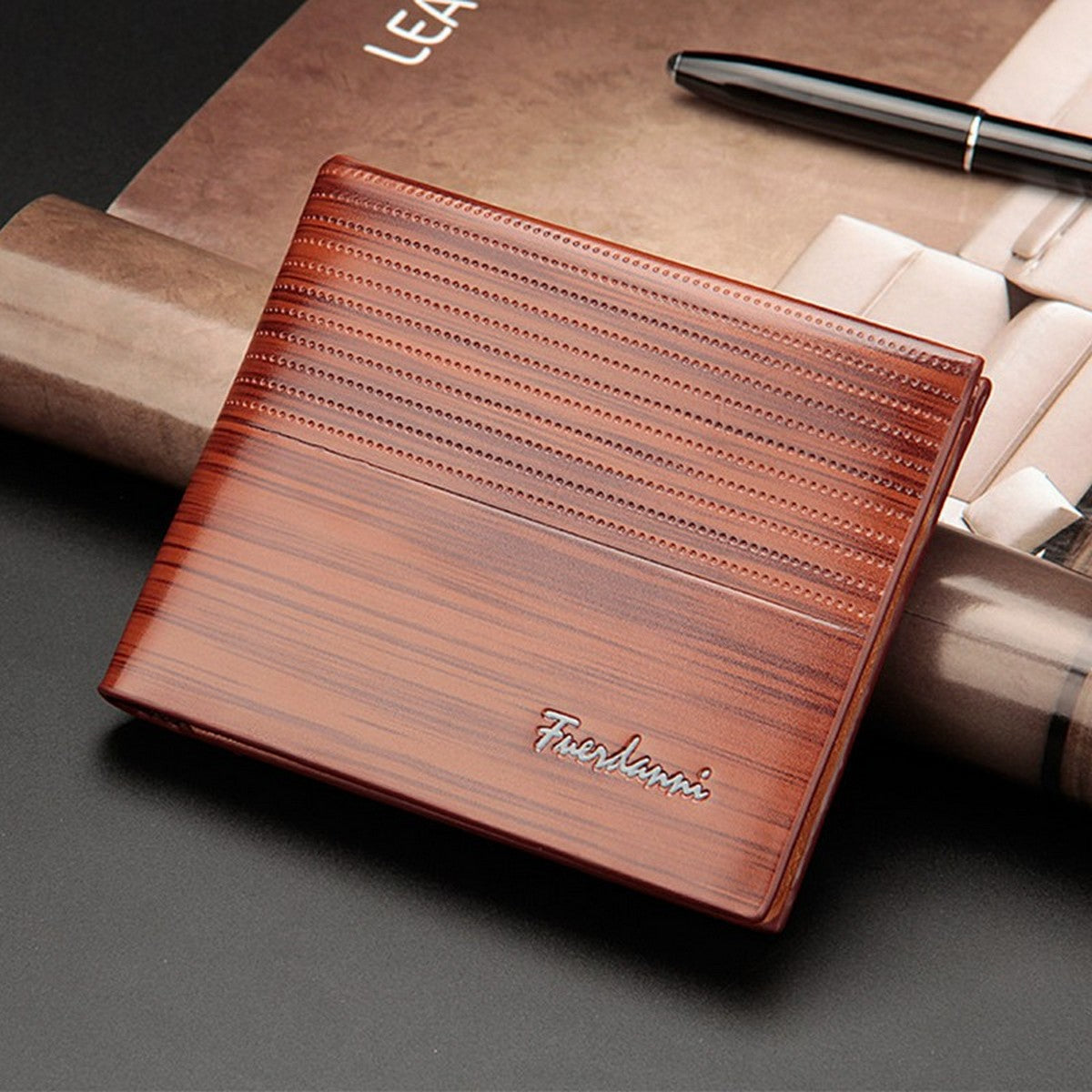 Best PU Leather Wallet + Free Key Chain