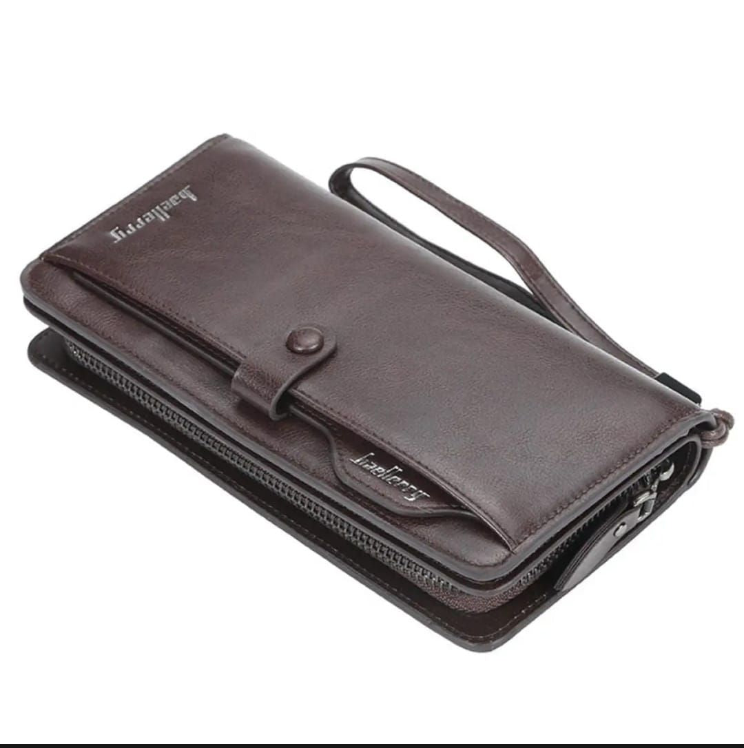 Unisex Long Leather Wallet