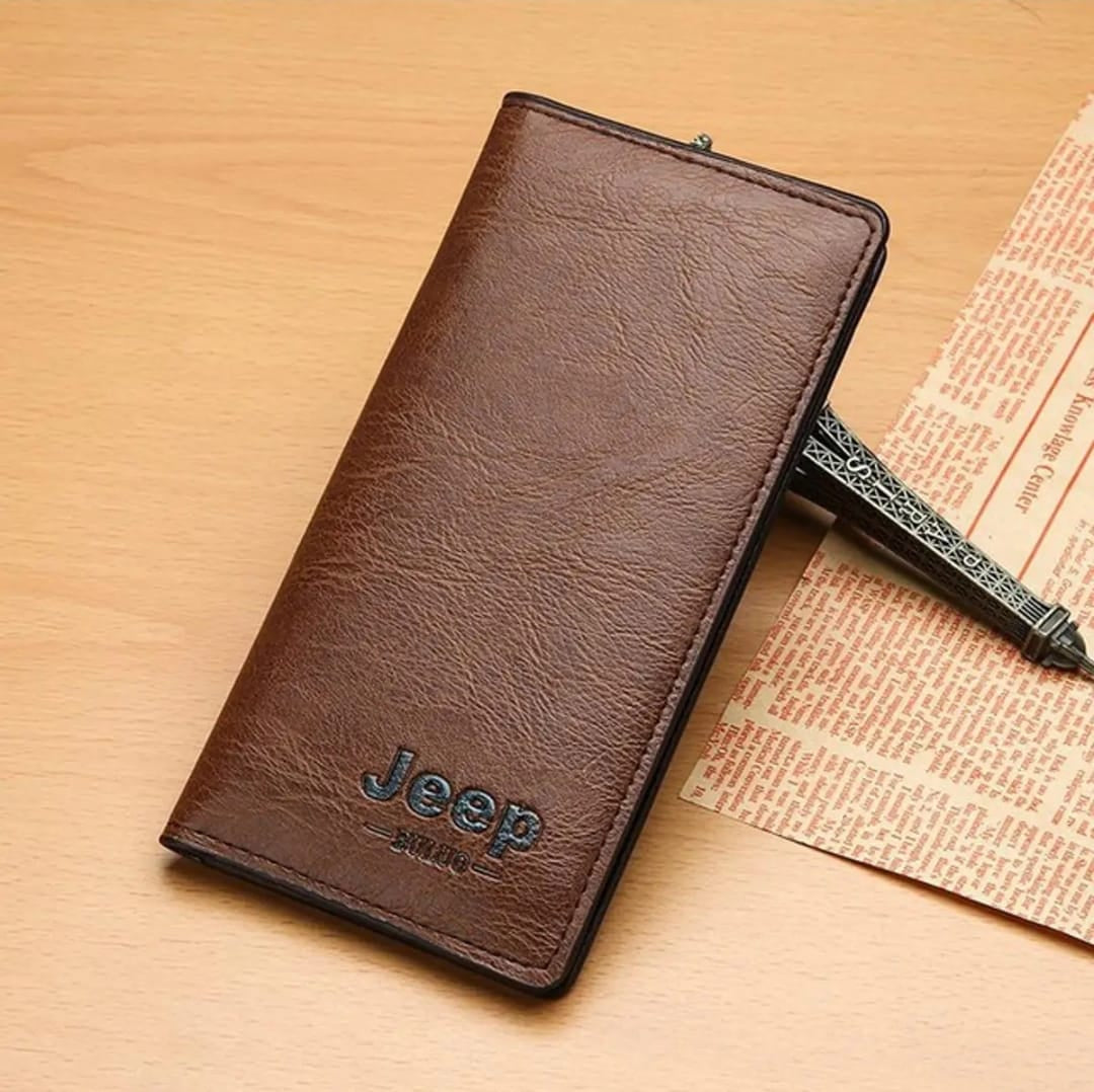 Luxury Slim Jeep Long Wallet