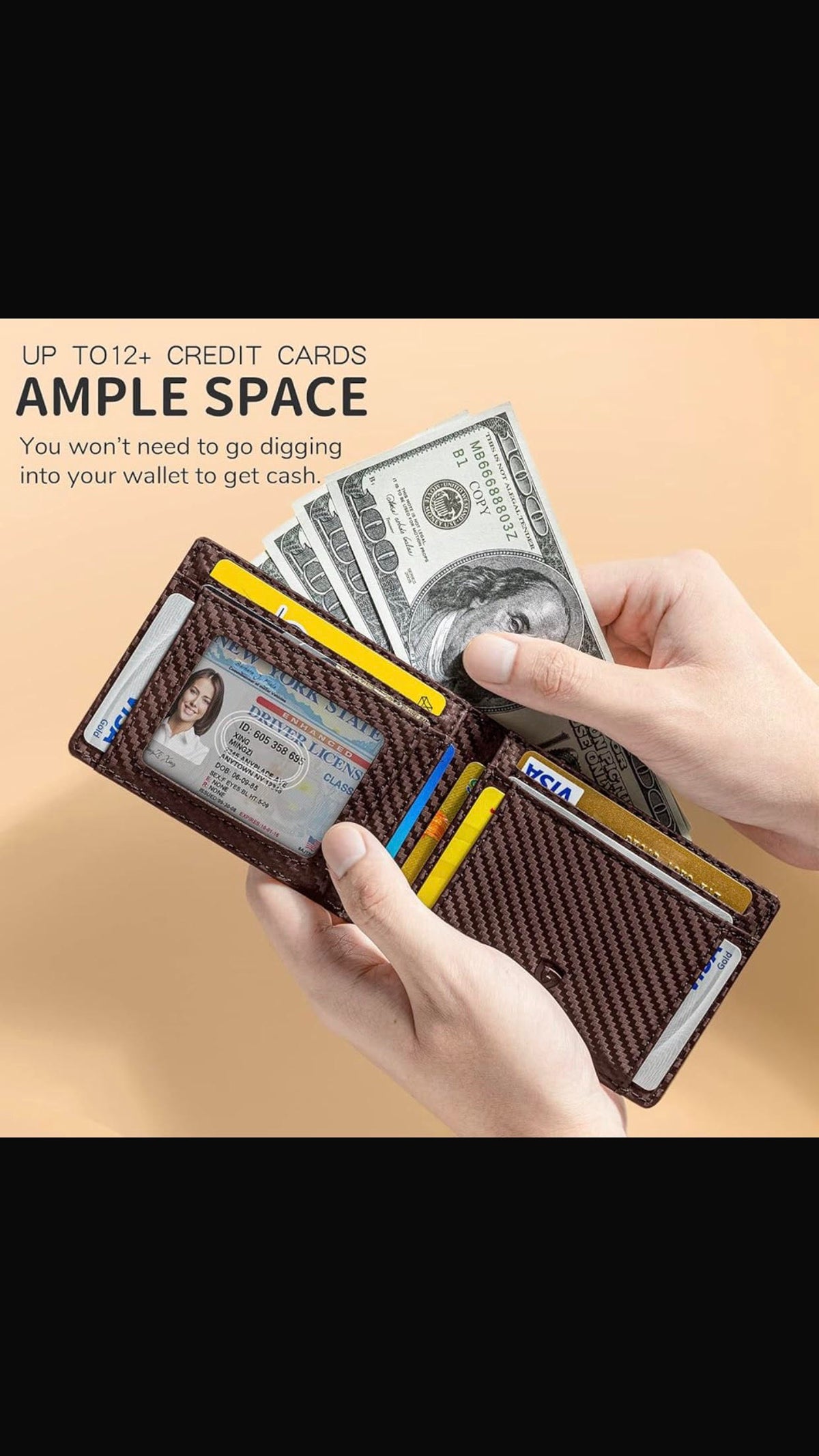Carbon Fibre Slim Wallet