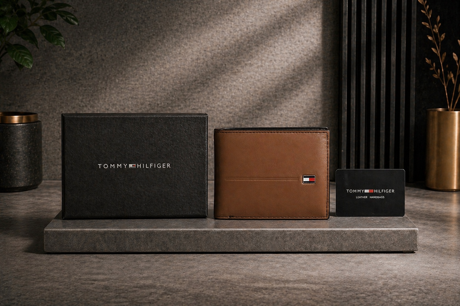 Luxury Leather Tommy Hilfiger Wallet with Box - PocketHub Special edition