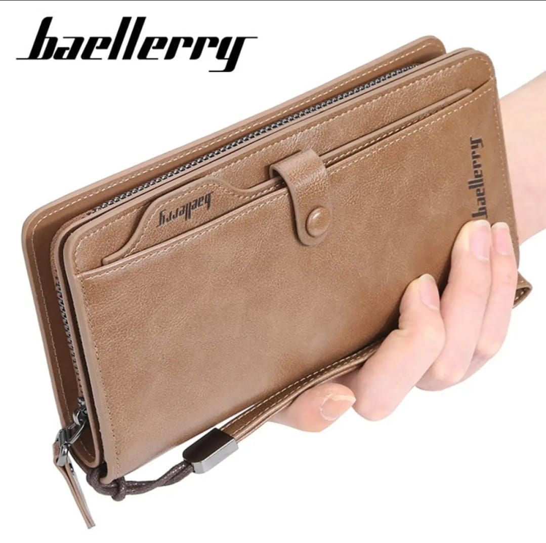Unisex Long Leather Wallet