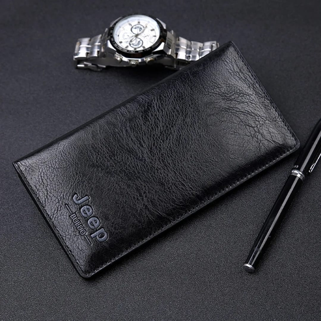 Luxury Slim Jeep Long Wallet