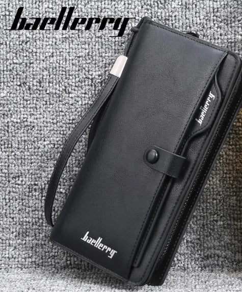 Unisex Long Leather Wallet