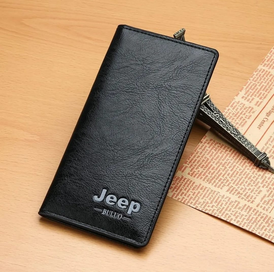 Luxury Slim Jeep Long Wallet
