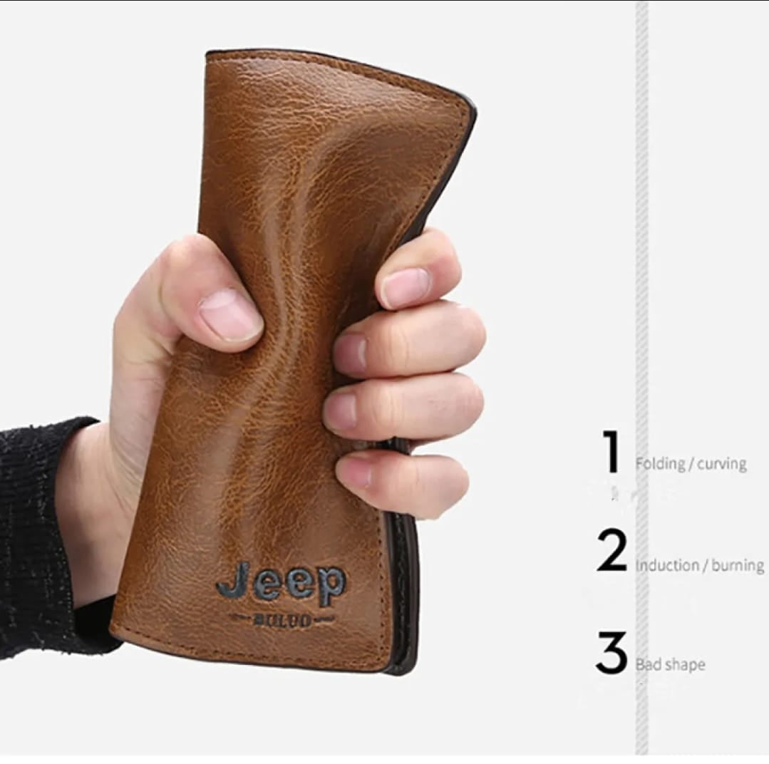 Luxury Slim Jeep Long Wallet