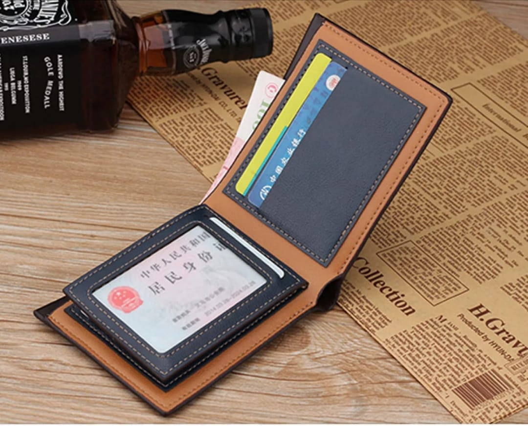 Best PU Leather Wallet + Free Key Chain