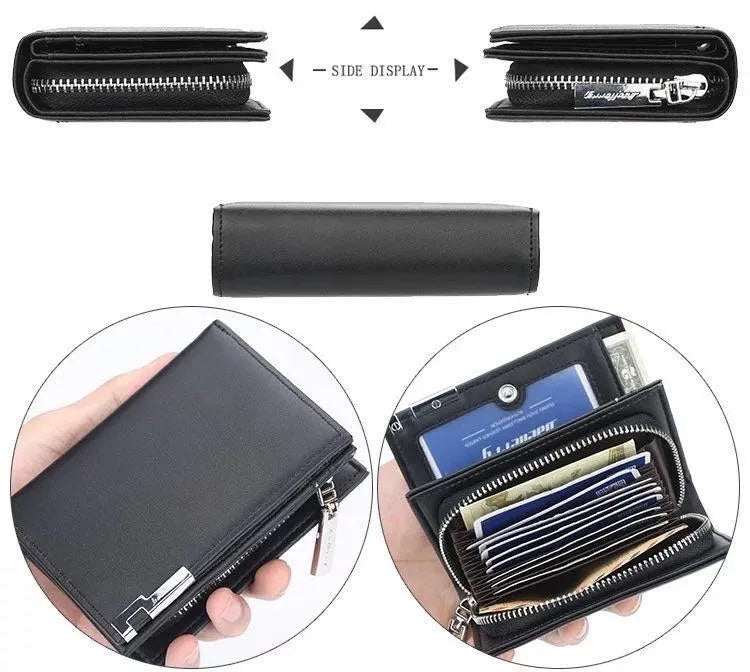 Unisex Half-Long Zipper Wallet
