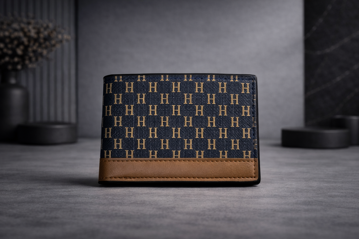 Classic H Leather Wallet with Box - Pockethub Classic Edition