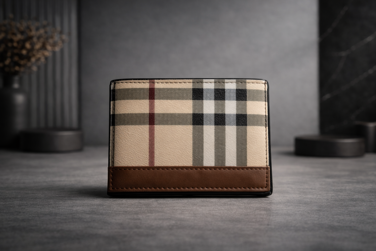 Classic Leather Burberry Wallet with Box