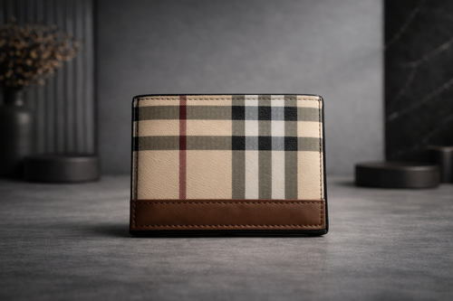 Classic Leather Burberry Wallet with Box