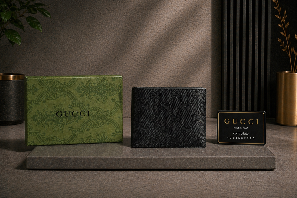 Luxury Leather Gucci Wallet with Box - PocketHub Special edition