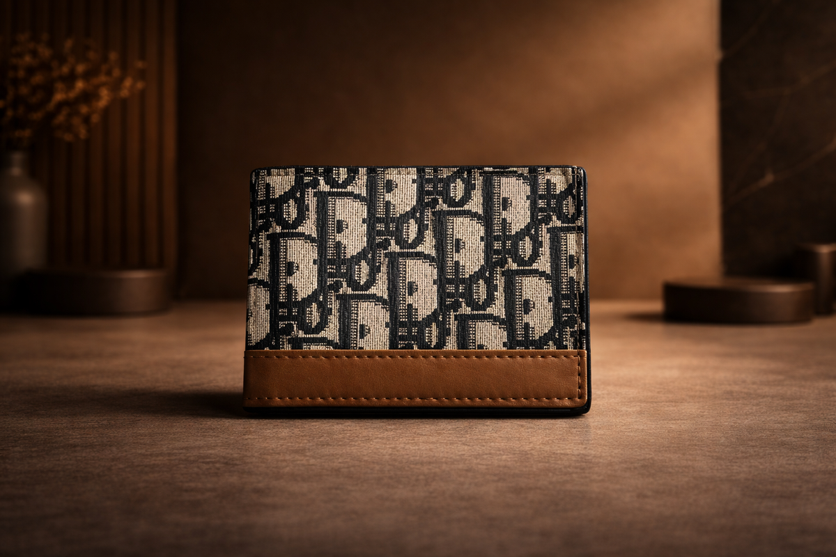 Classic D-Black Leather Wallet with Box - Pockethub Classic Edition