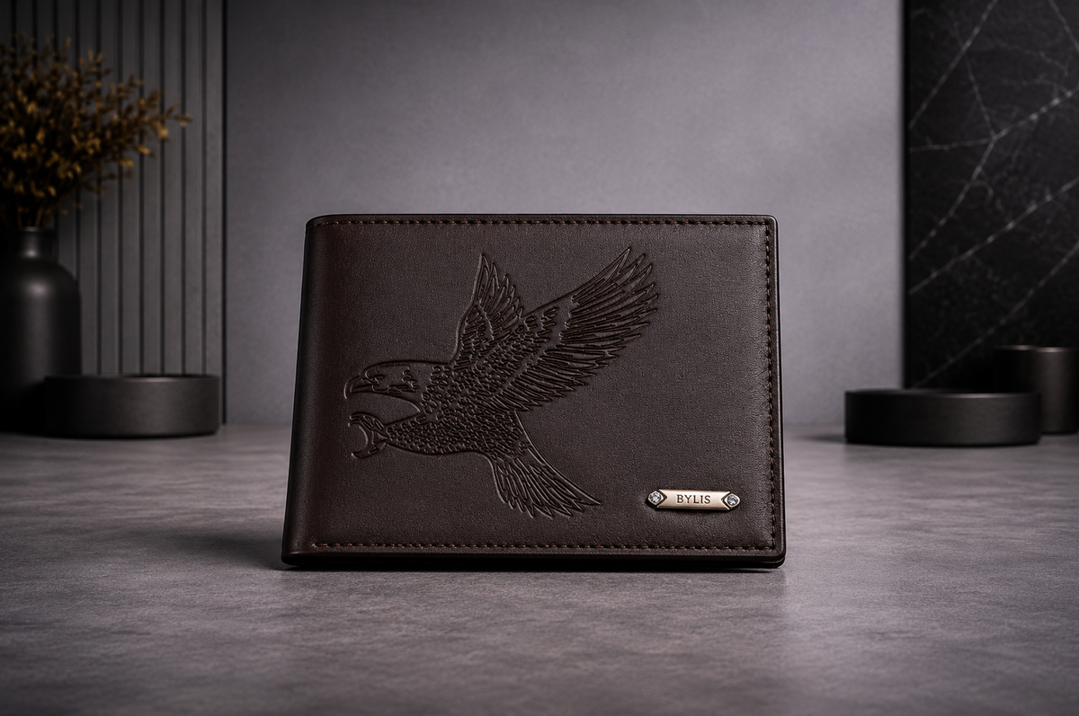 Classic Leather Eagle Wallet