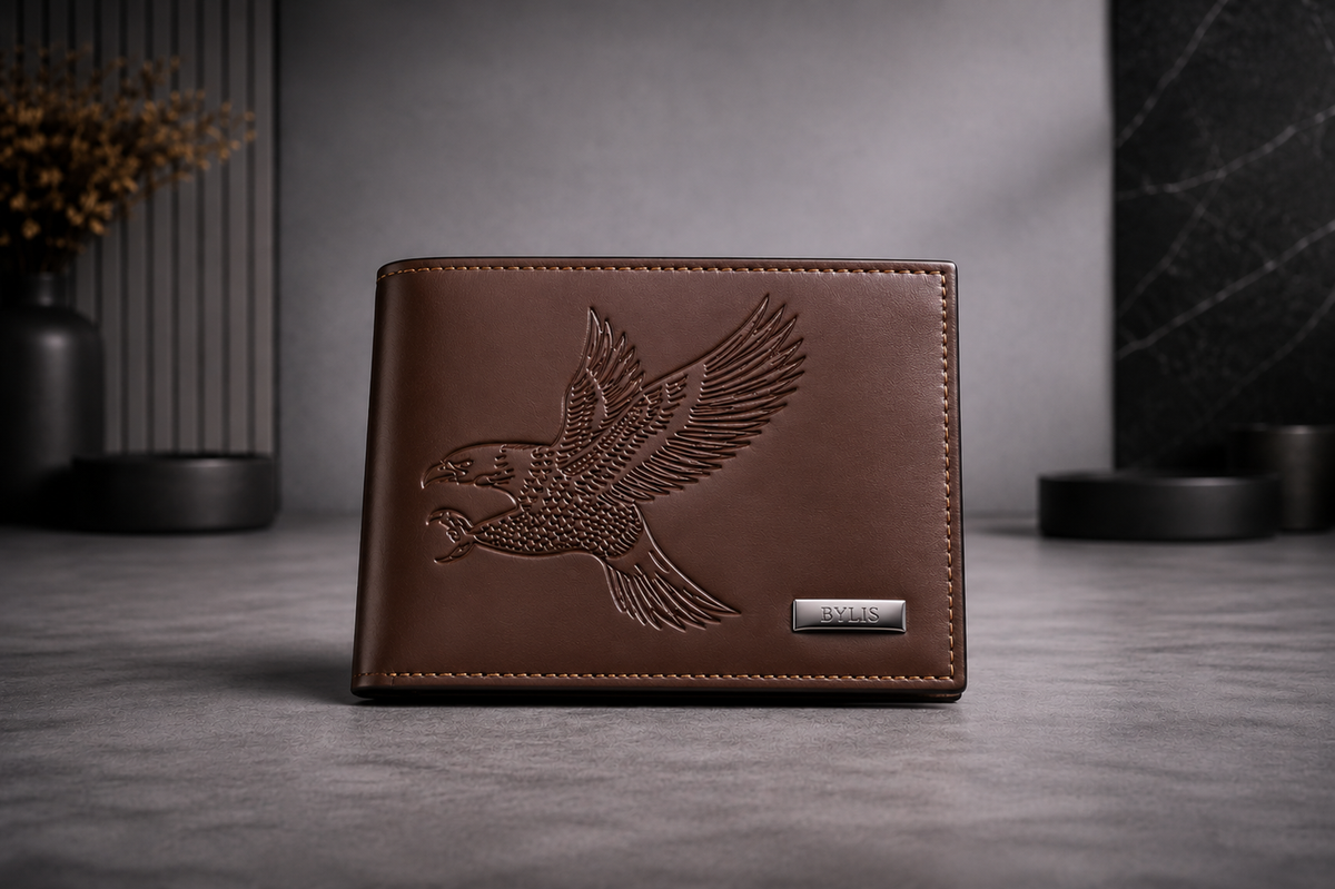 Classic Leather Eagle Wallet