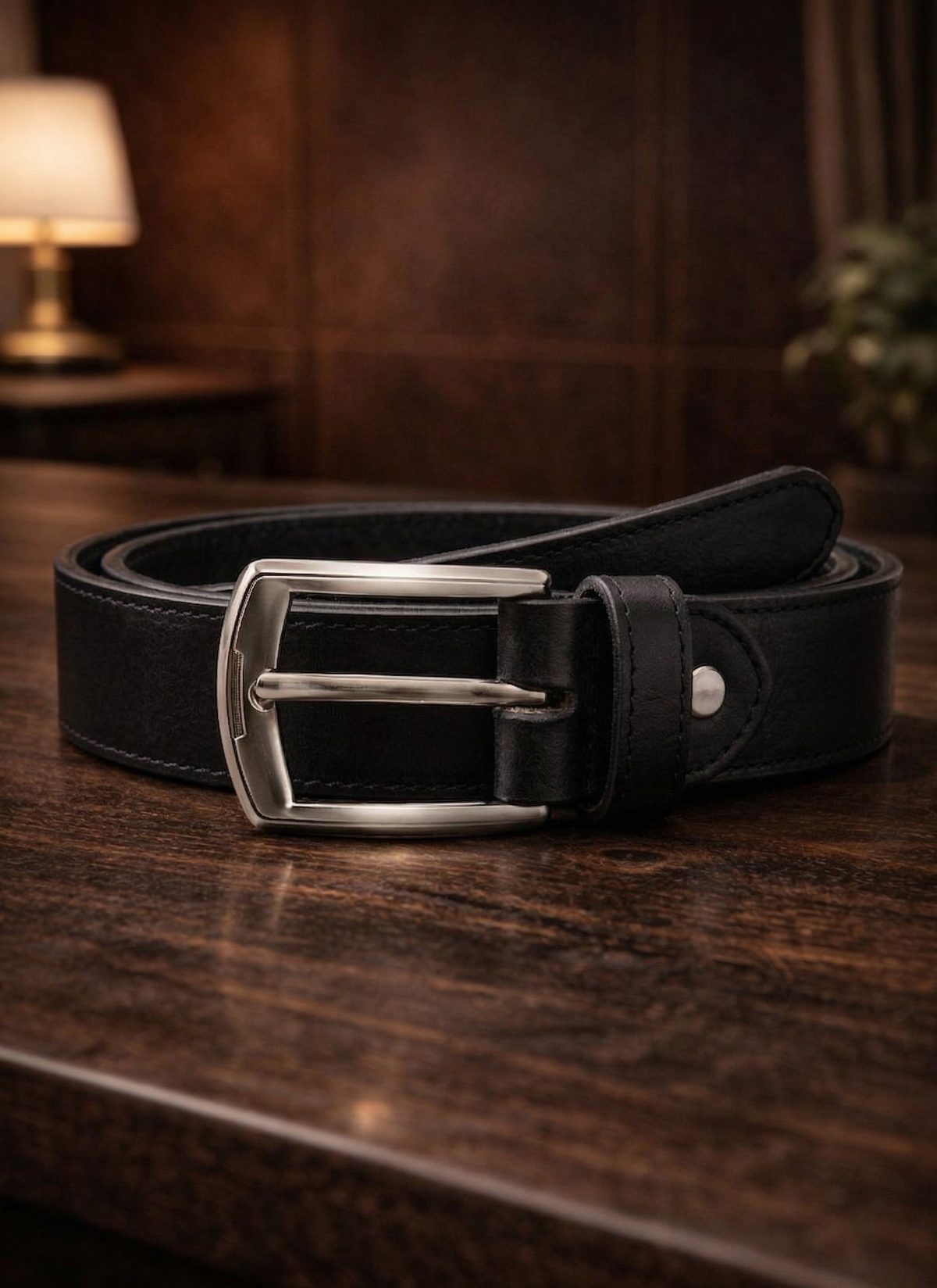 Premium Pockethub Leather Belt