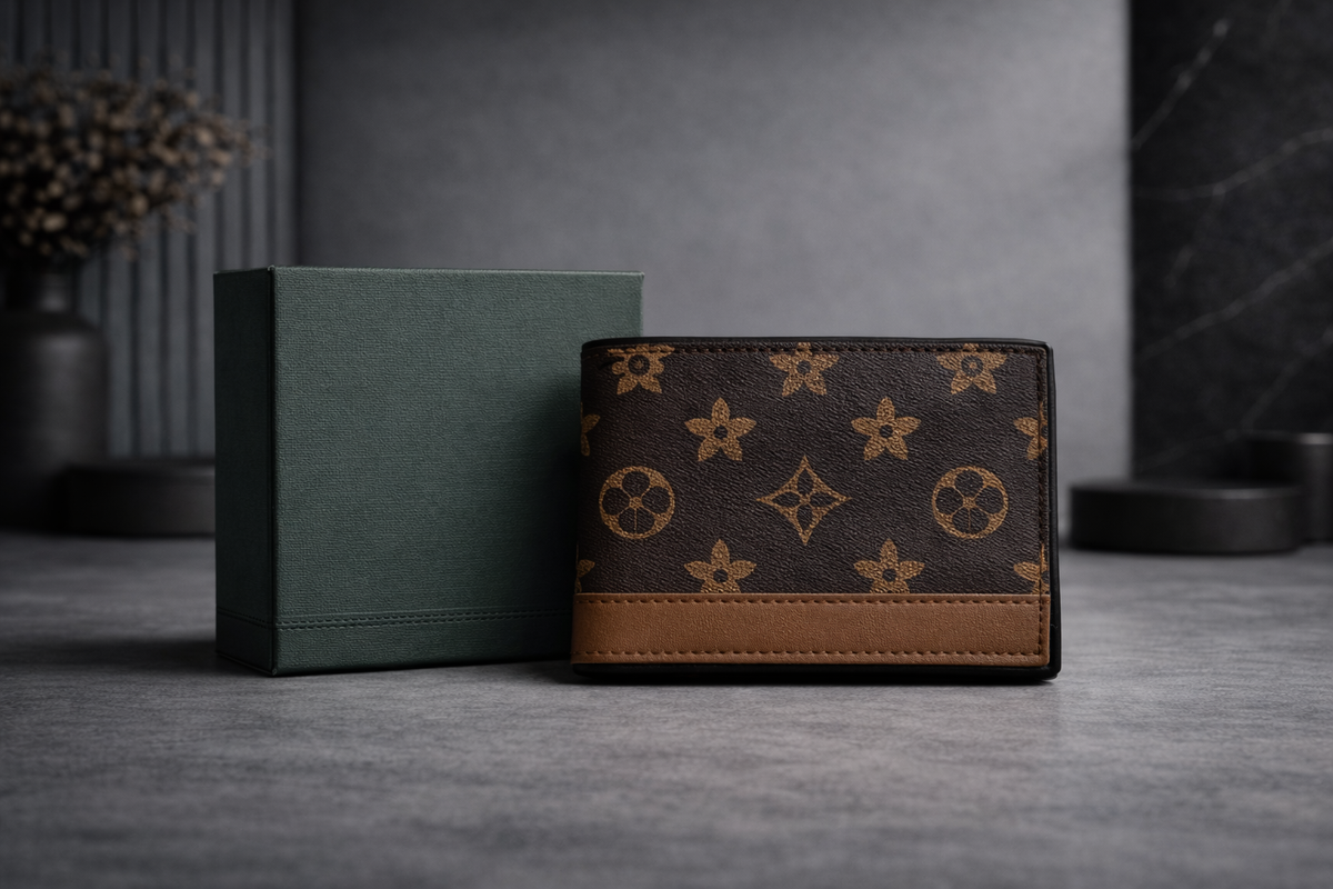 Classic LV Wallet with Box - Pockethub Classic Edition