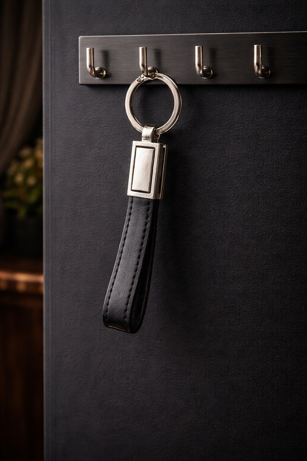 Pockethub Premium Leather Keychain