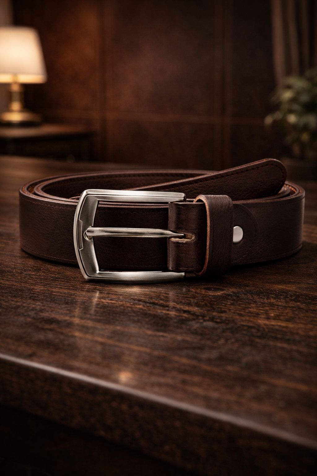 Premium Pockethub Leather Belt