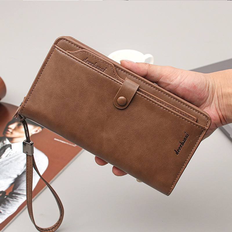 Unisex Long Leather Wallet