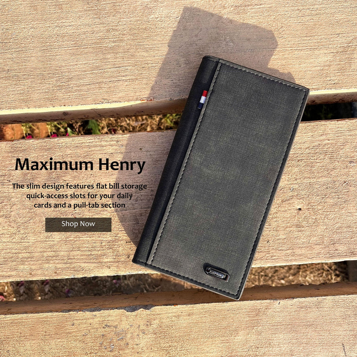 Binfa Imported Long Slim Wallet