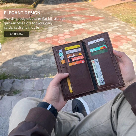 Binfa Imported Long Slim Wallet