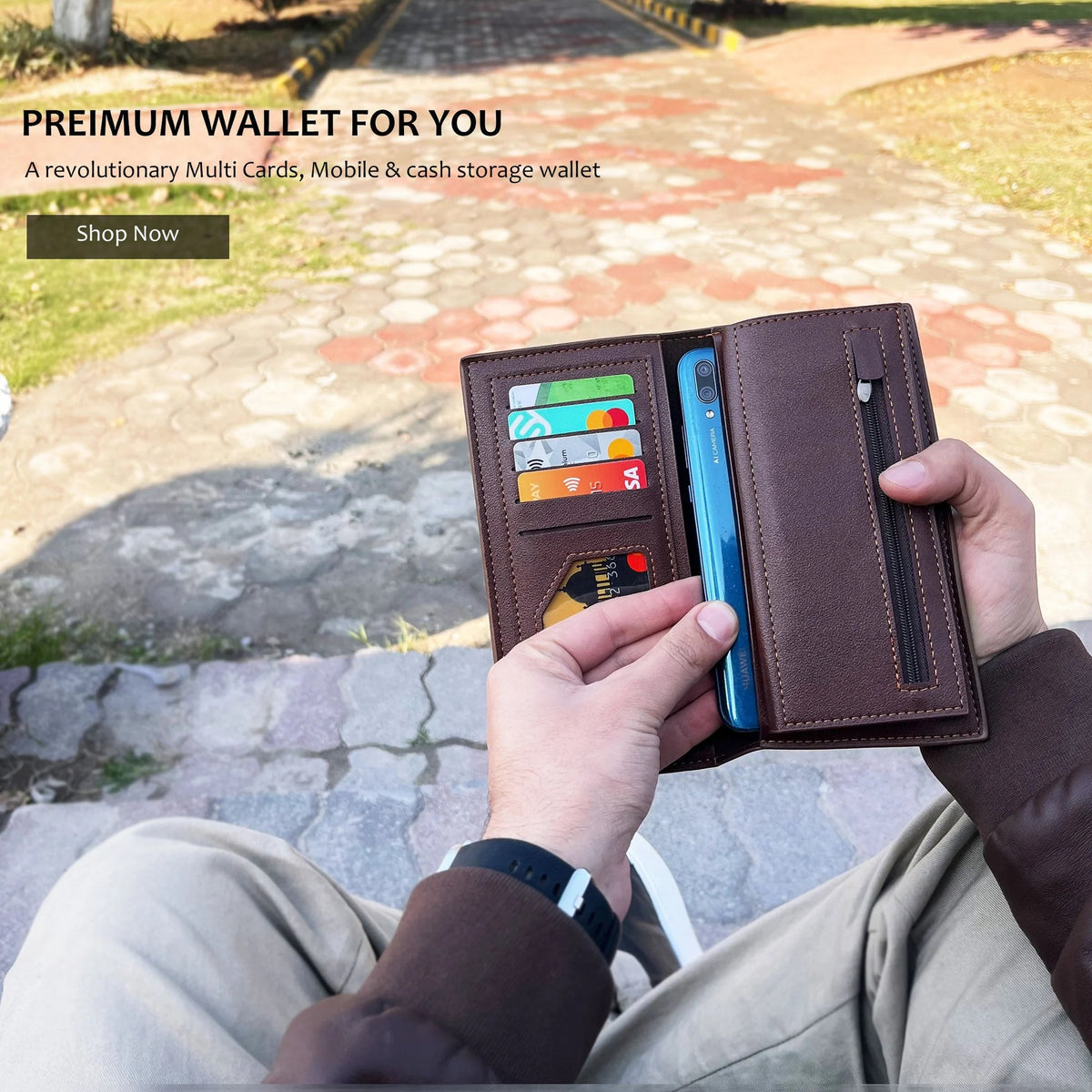 Binfa Imported Long Slim Wallet